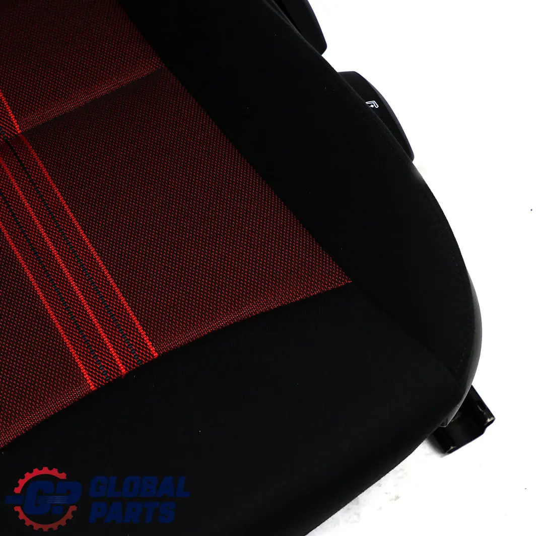 BMW X1 E84 Front Left N/S Seat Cloth Fabric Anthracite Median Vermilion Rot Red