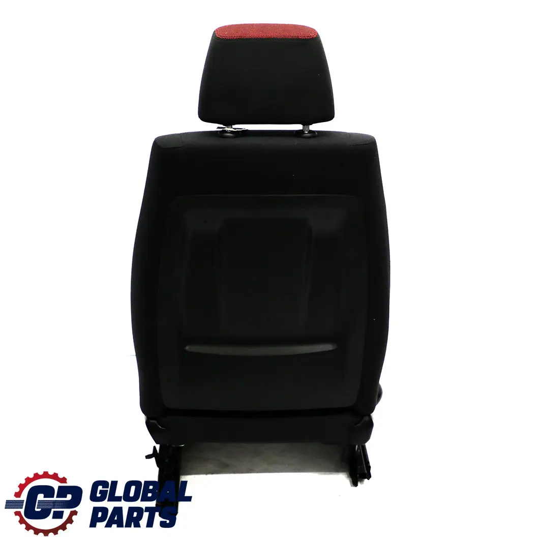 BMW X1 E84 Asiento Delantero Derecho Tela Antracita Median Vermilion Rot Rojo