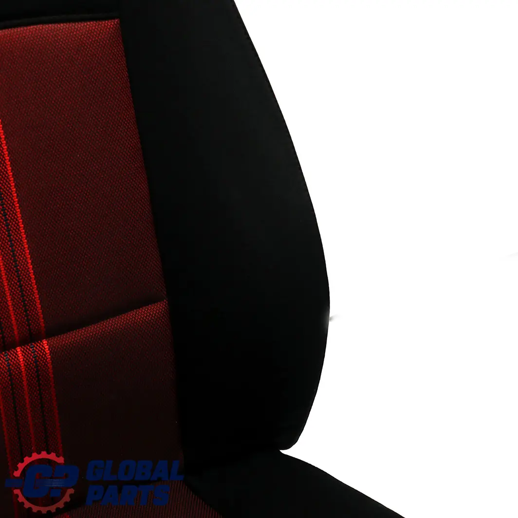 BMW X1 E84 Asiento Delantero Derecho Tela Antracita Median Vermilion Rot Rojo