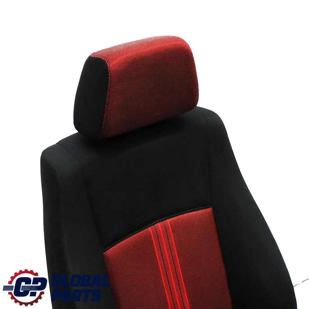 BMW X1 E84 Asiento Delantero Derecho Tela Antracita Median Vermilion Rot Rojo