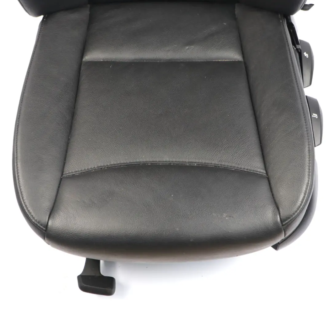 Asiento Delantero BMW X1 E84 Izquierdo Cuero Nevada Negro