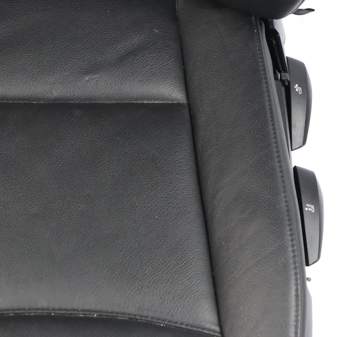 Asiento Delantero BMW X1 E84 Izquierdo Cuero Nevada Negro