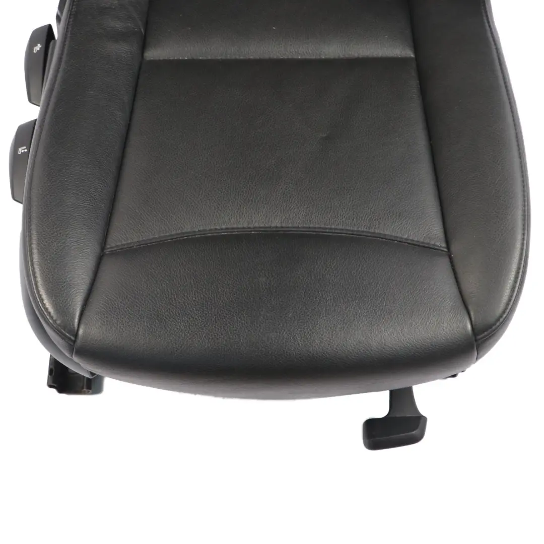 BMW E84 Front Right O/S Seat Back Cover Black Leather Nevada Interior