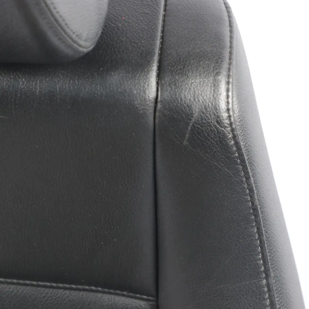 BMW E84 Front Right O/S Seat Back Cover Black Leather Nevada Interior