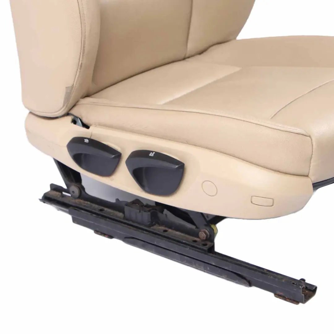 Front Seat BMW X1 E84 Right O/S Leather Nevada Beige Driver's Side