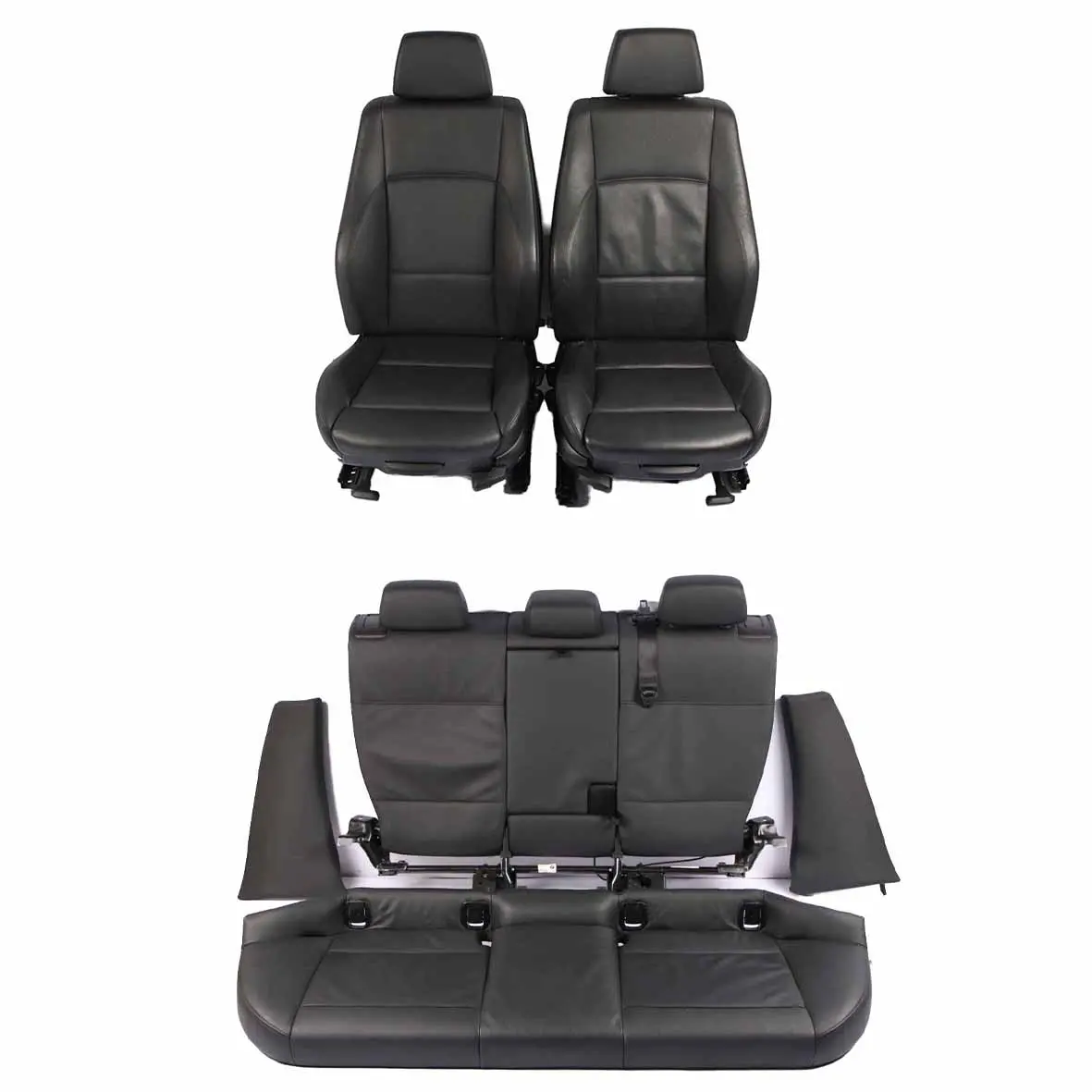 Seats BMW X1 E84 Black Leather Heated Interior Front Rear Seat Set Door Cards