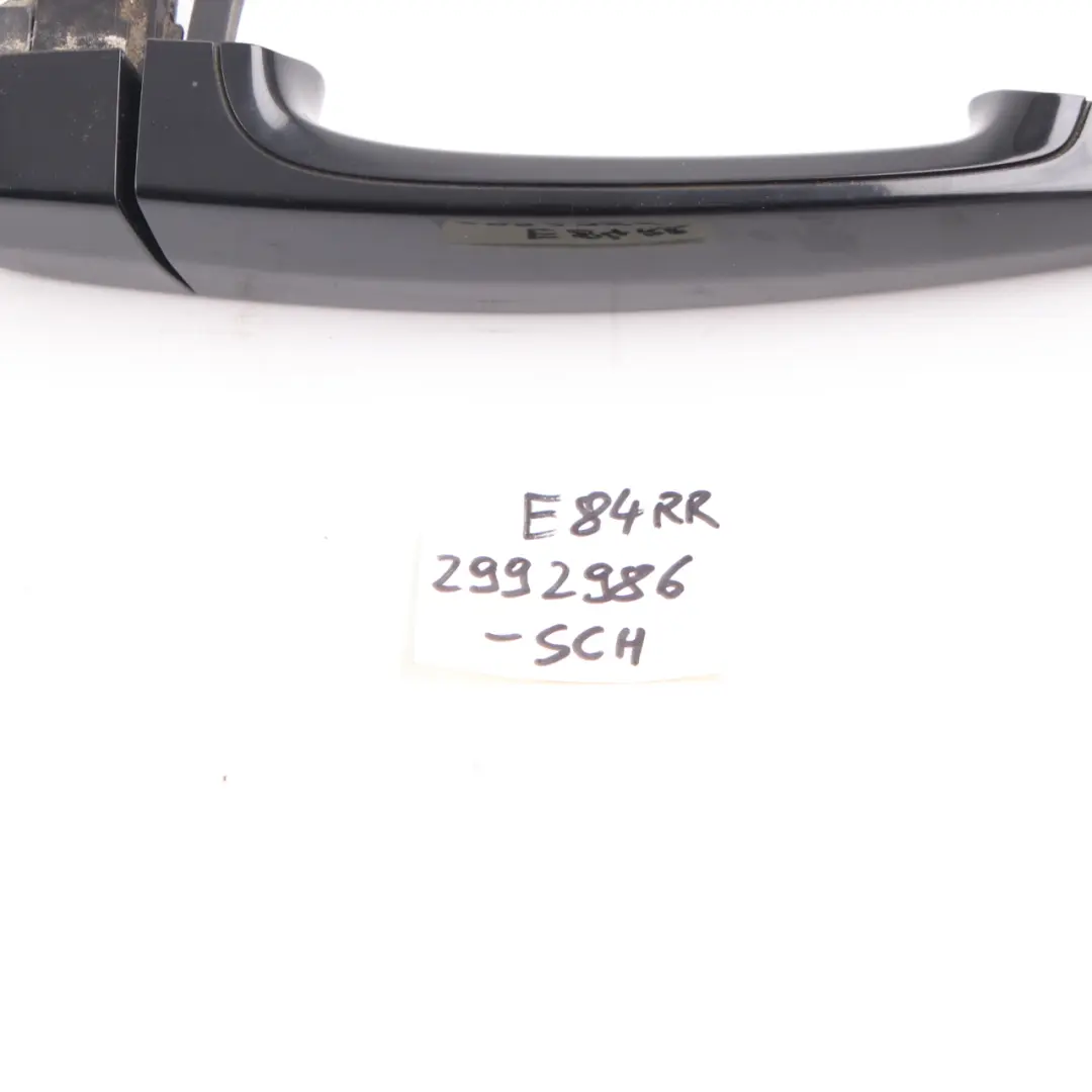 BMW X1 E84 Door Handle Grab Rear Right O/S Schwarz 2 Black - 668 2992986