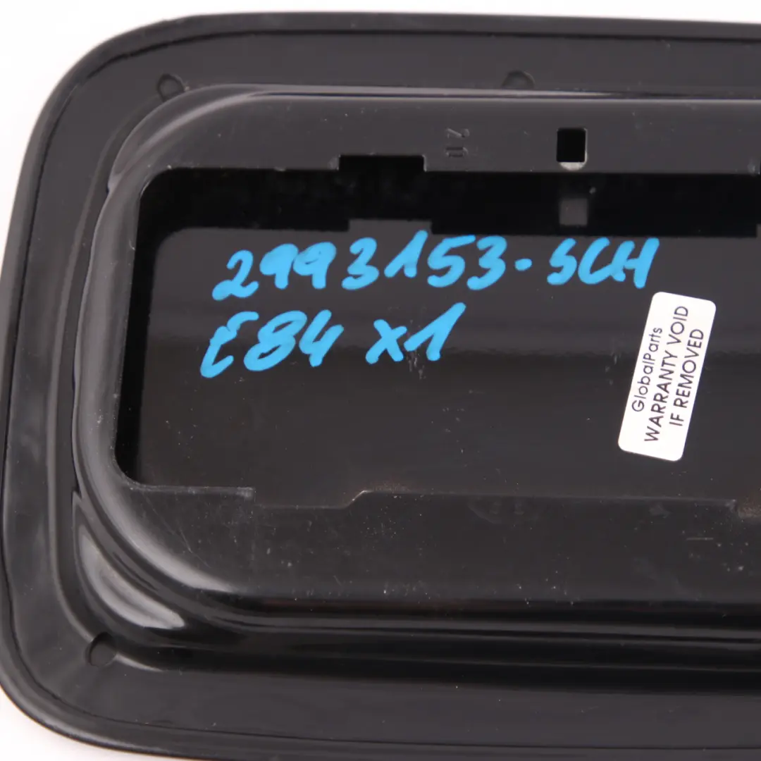 Tapa de la tapa de combustible BMW X1 E84 1 Cap Panel Negro 2 Black 668