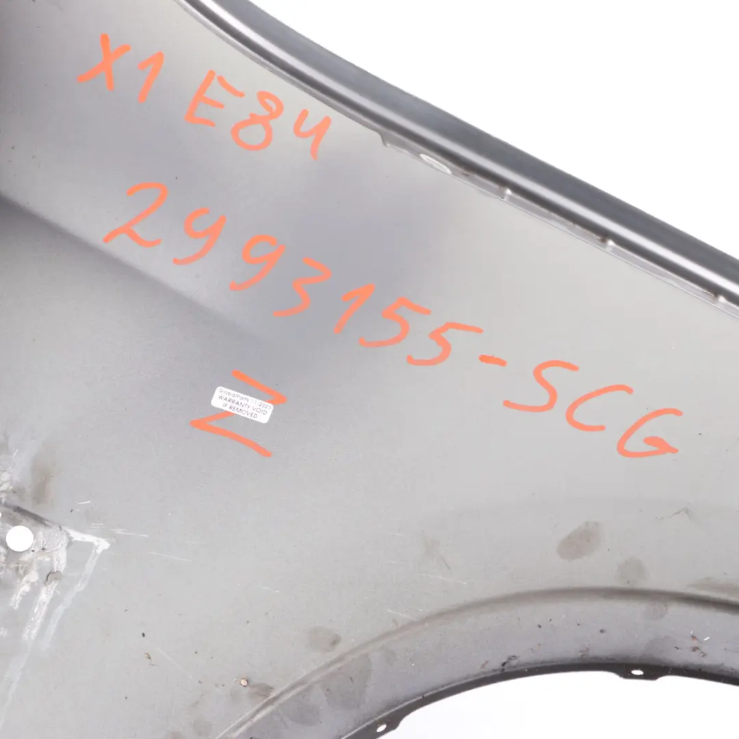 BMW X1 E84 Front Left N/S Side Wing Panel Fender Spacegrau Space Grey - A52