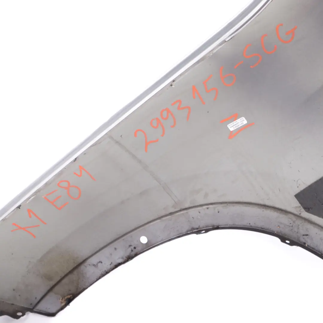 BMW X1 E84 Front Right O/S Side Wing Panel Fender Spacegrau Grey - A52