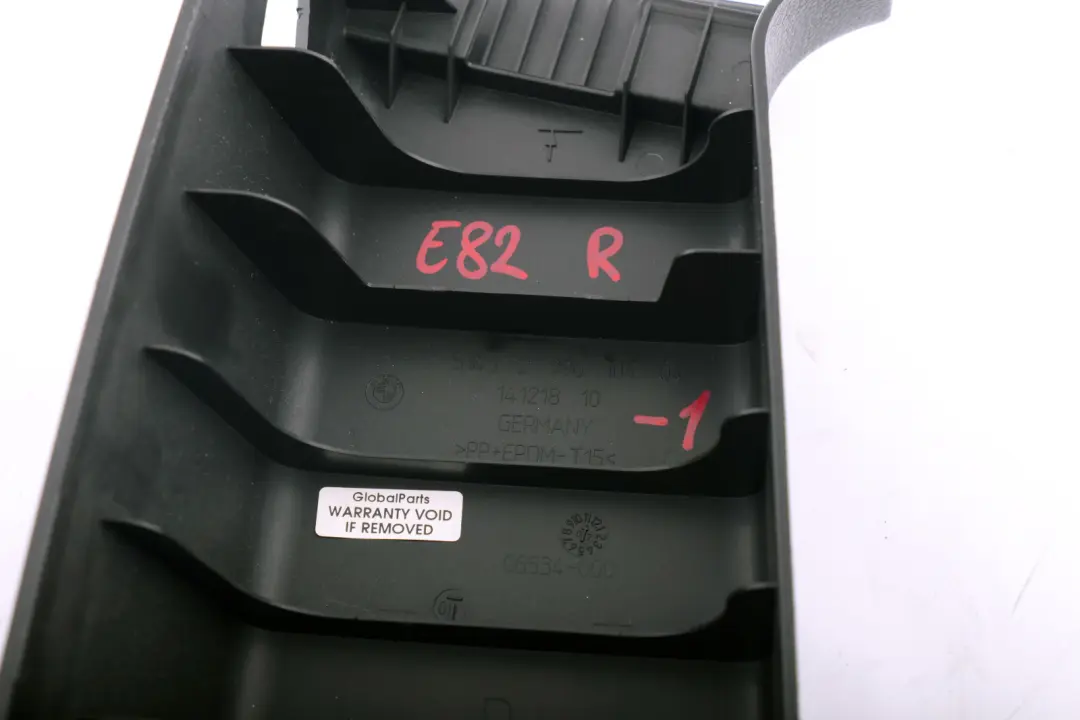 BMW E82 Osłona Słupek Prawy Czarny 2996104