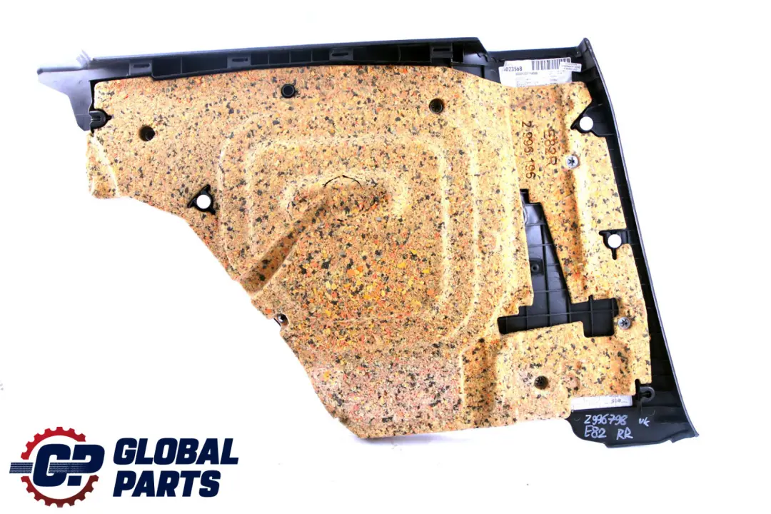 BMW 1 Series E82 Rear Right O/S Lateral Trim Panel Leather Boston Lemon