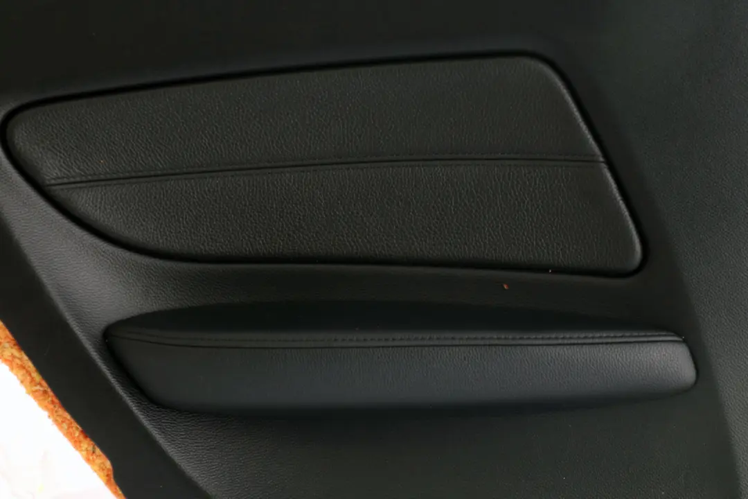 BMW 1 Series E82 Coupe Rear Left N/S Lateral Trim Panel Lining Black Leather