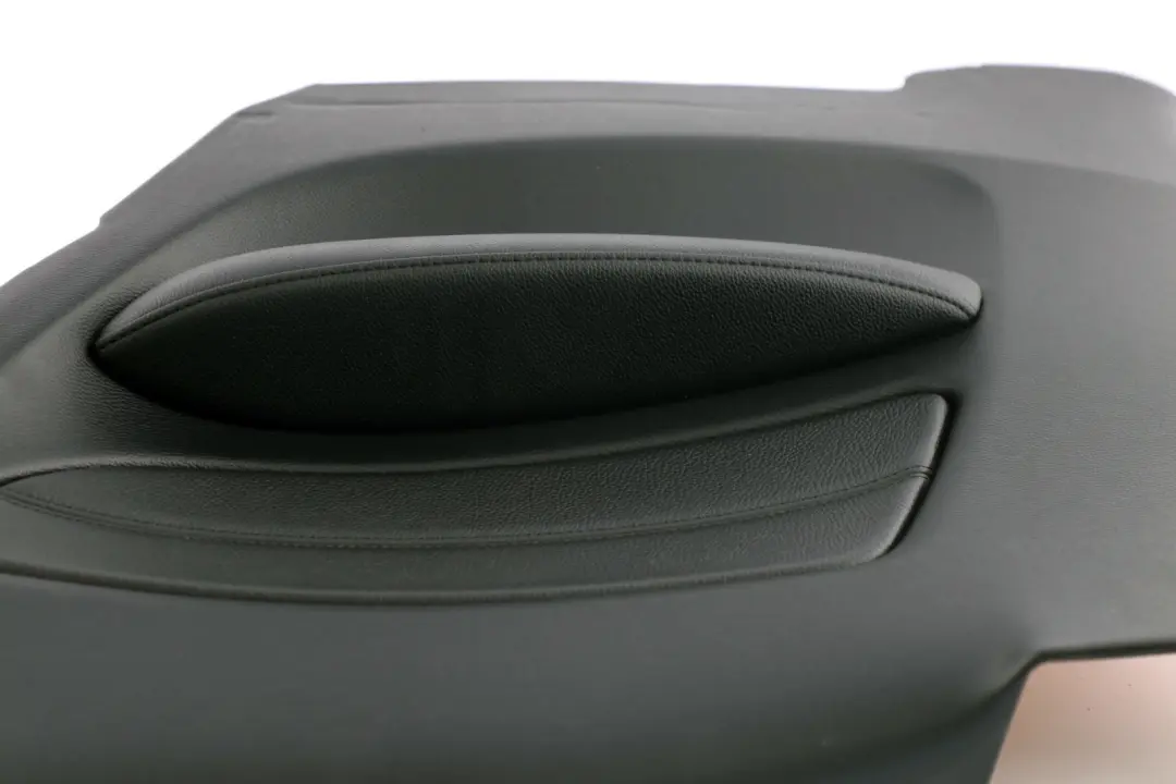 BMW 1 Series E82 Rear Right O/S Lateral Trim Panel Lining Black Leather