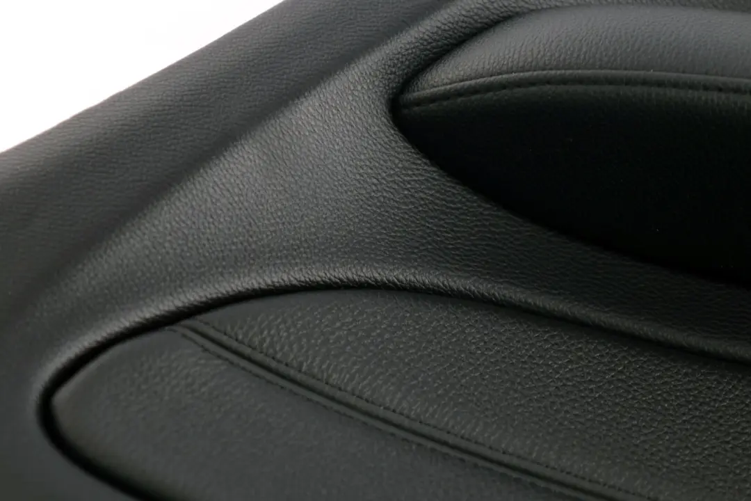 BMW 1 Series E82 Rear Right O/S Lateral Trim Panel Lining Black Leather