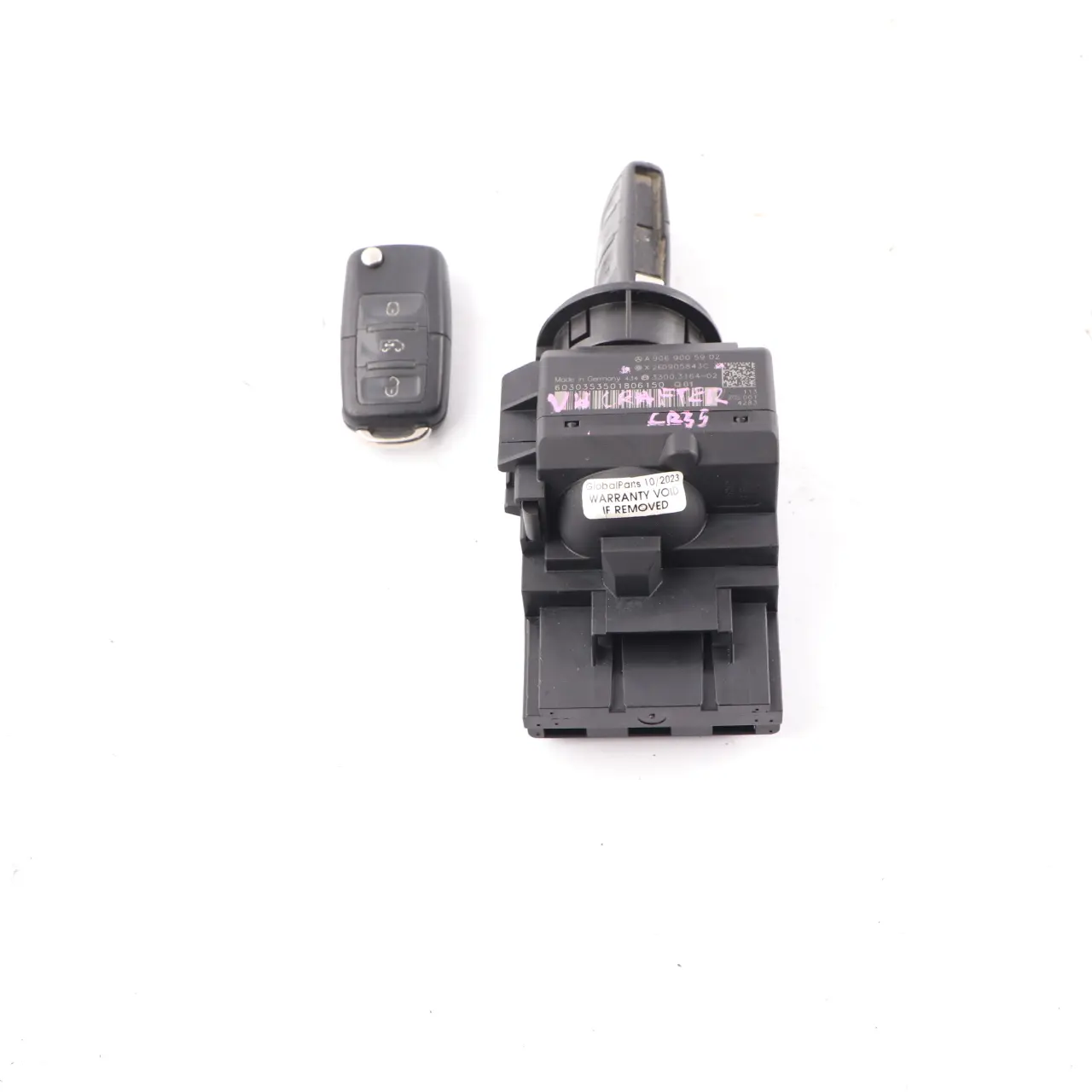 VW Volkswagen Crafter 1 Key Reader Ignition Switch Lock Unit 2 Keys 2E0905843C