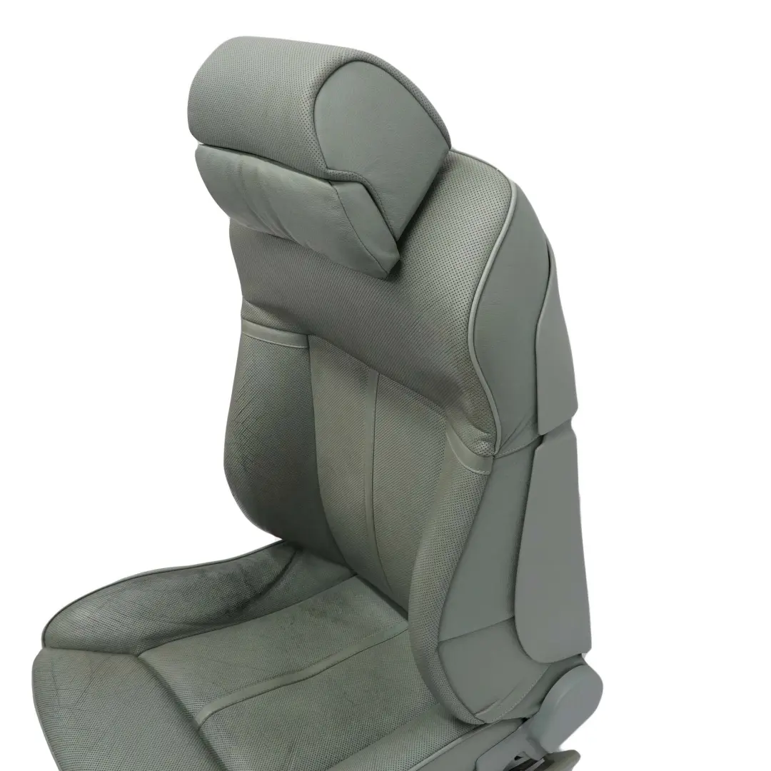 BMW 7 E65 Heated Stone Green Leather Front Right O/S Climate Comfort Seat