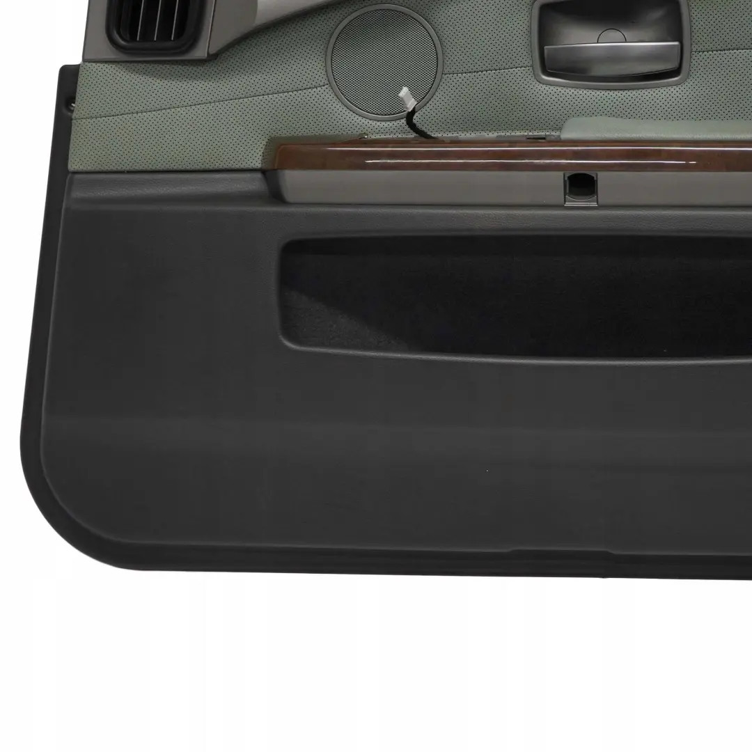 BMW 7 Series E65 E66 Front Right O/S Door Card Leather Nasca Green Lining Trim