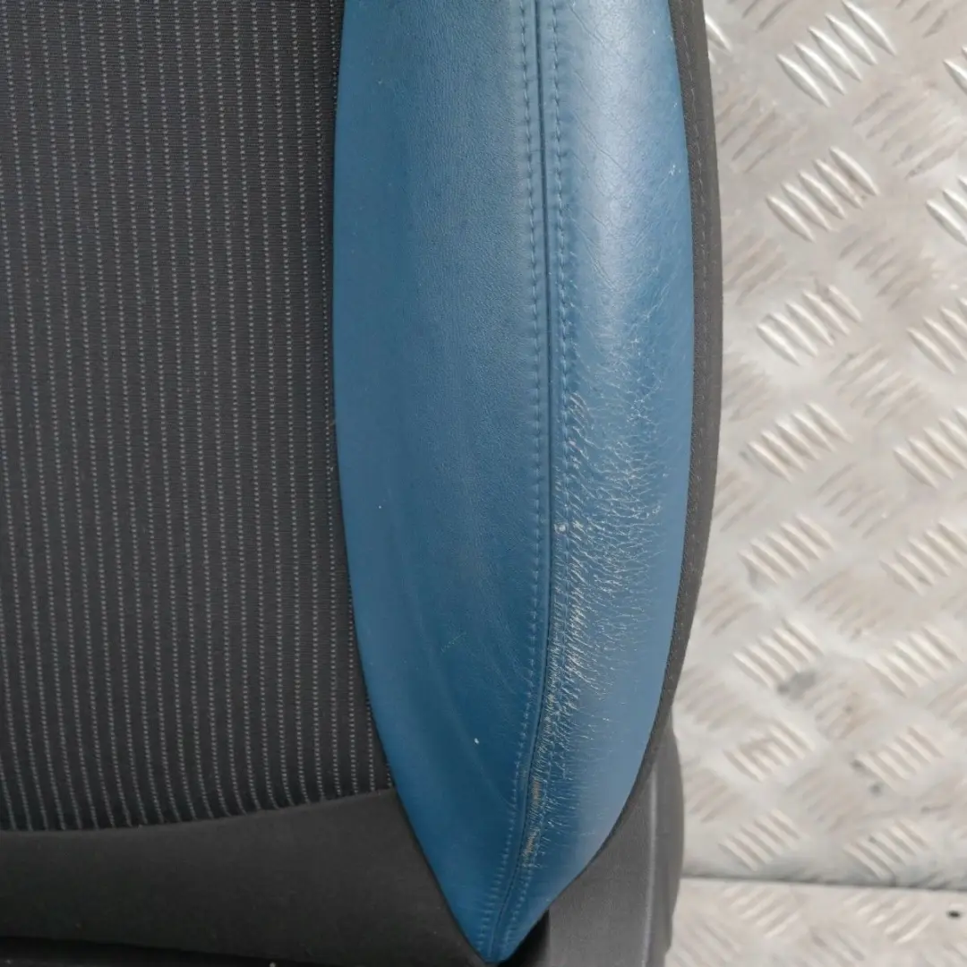 *BMW Mini Cooper One Clubman R55 Sports Halb Leder Innensitze Sitze innen BLAU