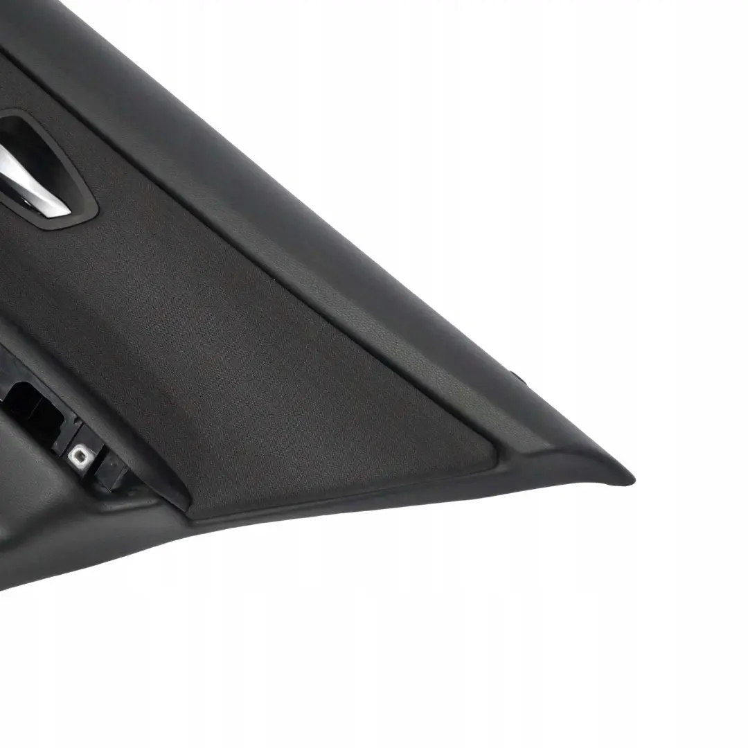 BMW E90 Trasera Derecha O / S Tarjeta De Puerta De tela Citrus Negro Trim Panel