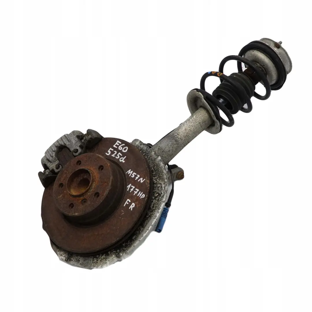 BMW E60 Berlina 525d M57N Delantero Derecho Muelle Freno Suspension Pata Buje