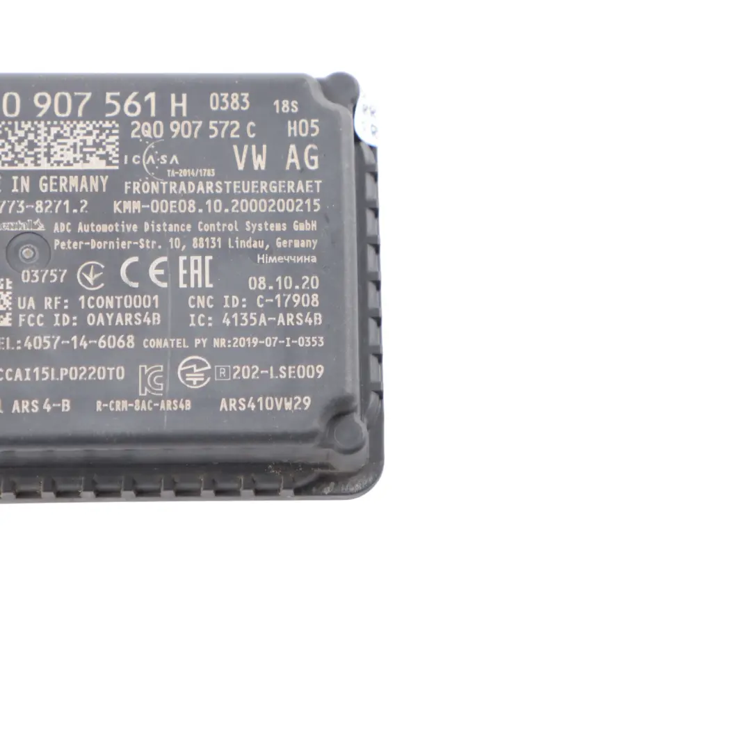 Audi Q2 GA  Radar Distance Distronic Control Sensor Module Unit ECU 2Q0907561H