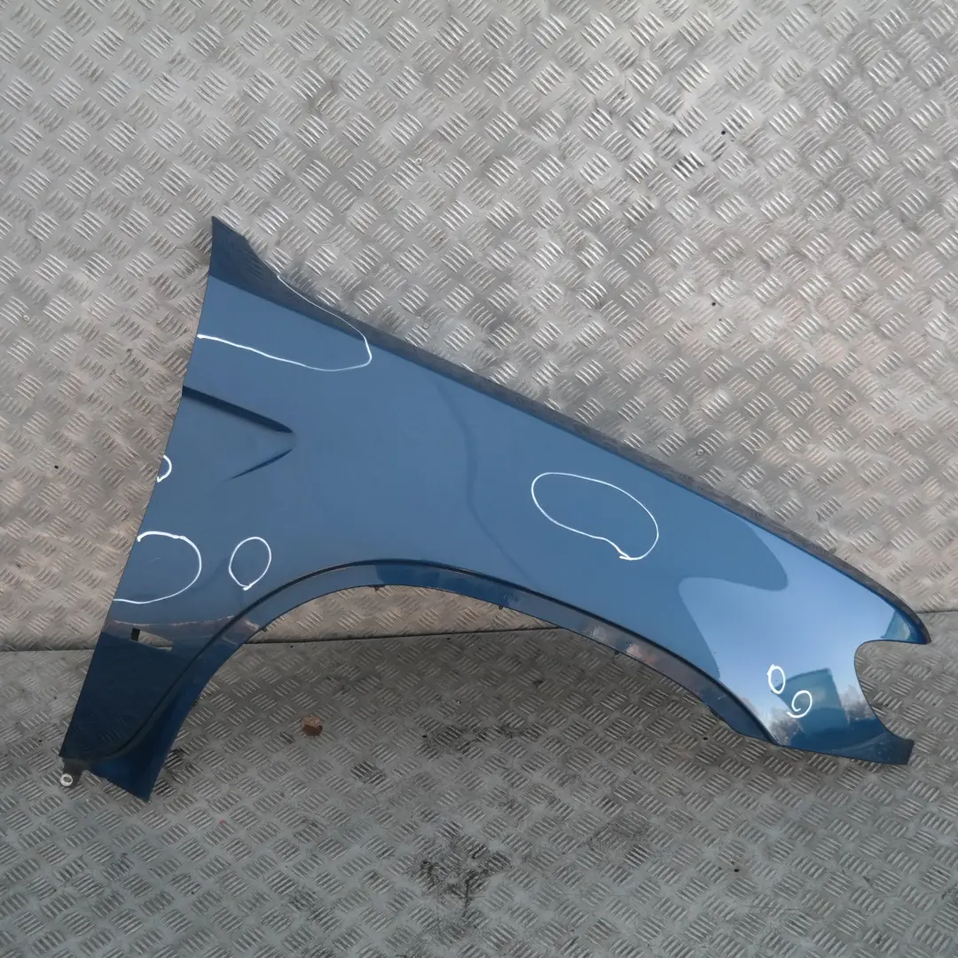 BMW X5 SERIES 1 E53 Side Panel Wing Fender Front Right O/S Topasblau Topaz Blue