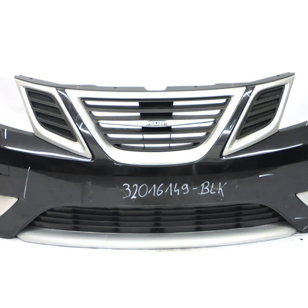 Saab 9-3 Zderzak Przedni Czarny 2008-2012 Polift