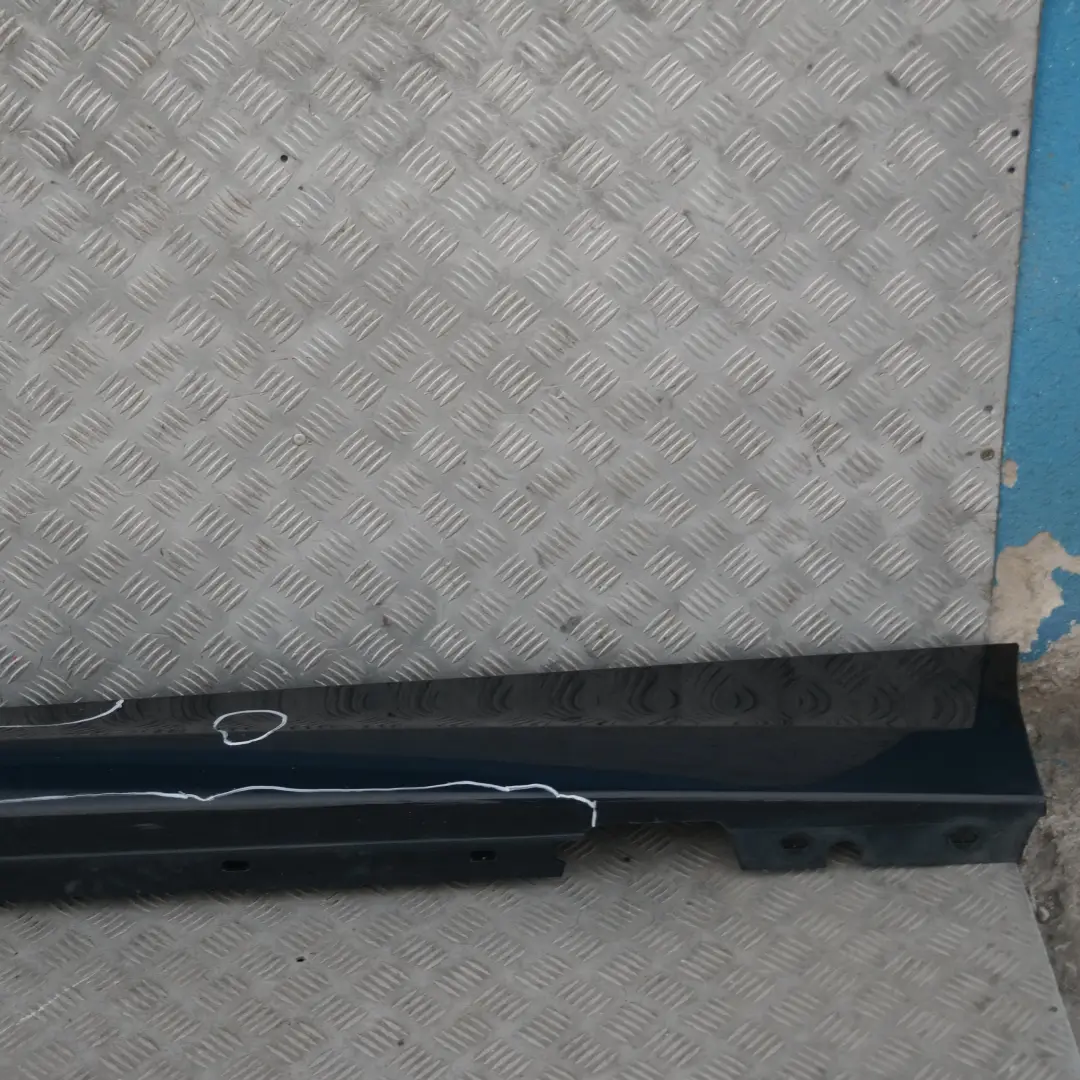 BMW 1 er 6 E87 LCI Schwellerleiste Blende Schweller links Monacoblau Blau A35