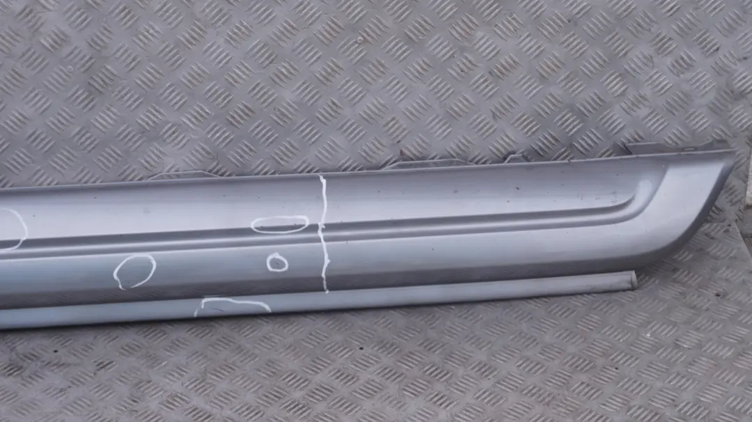 BMW X3 Series E83 M Sport Door Sill Cover Skirt Left N/S Silbergrau Silver Grey