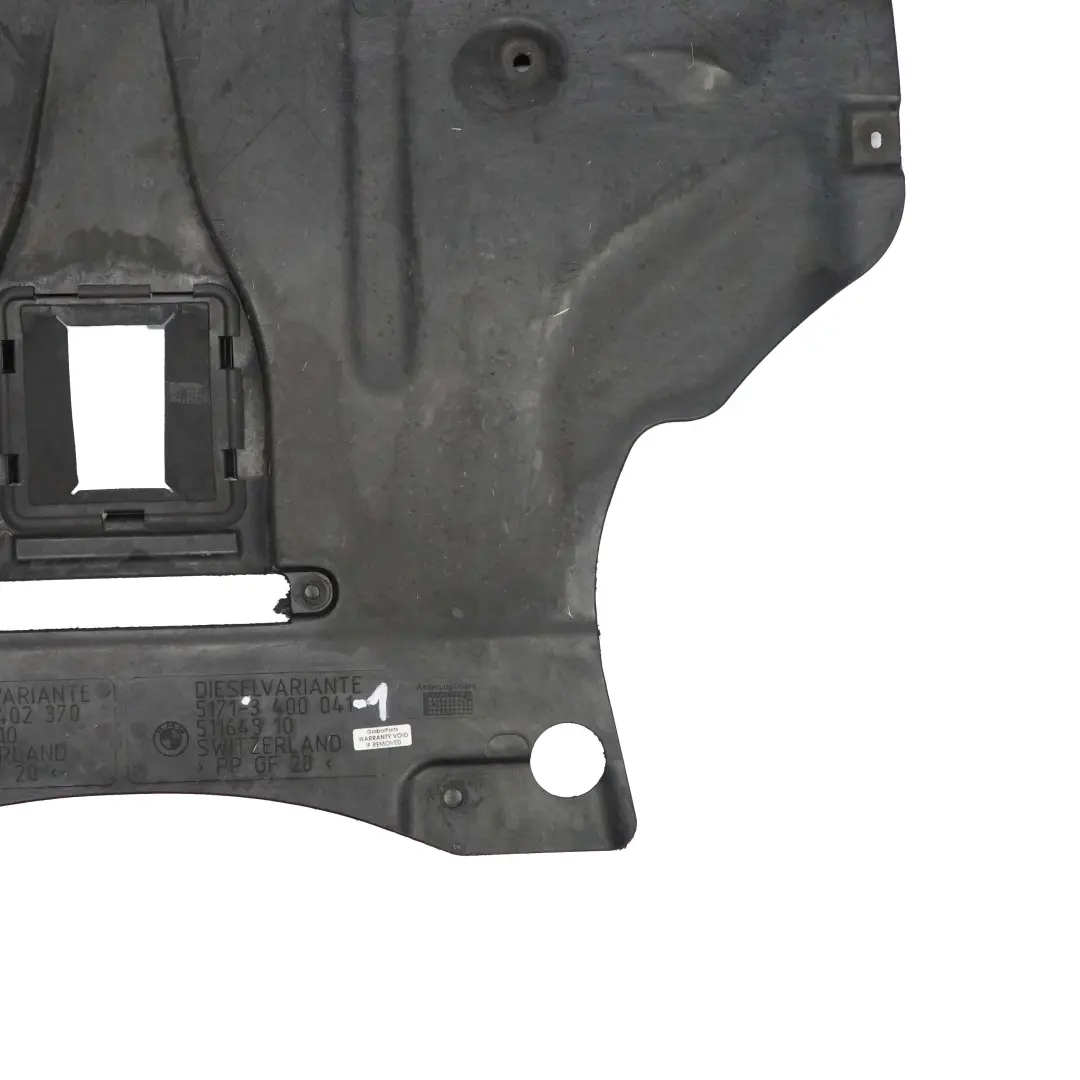 BMW X3 E83 Engine Compartment Underbody Cover Underhood Diesel 3400041