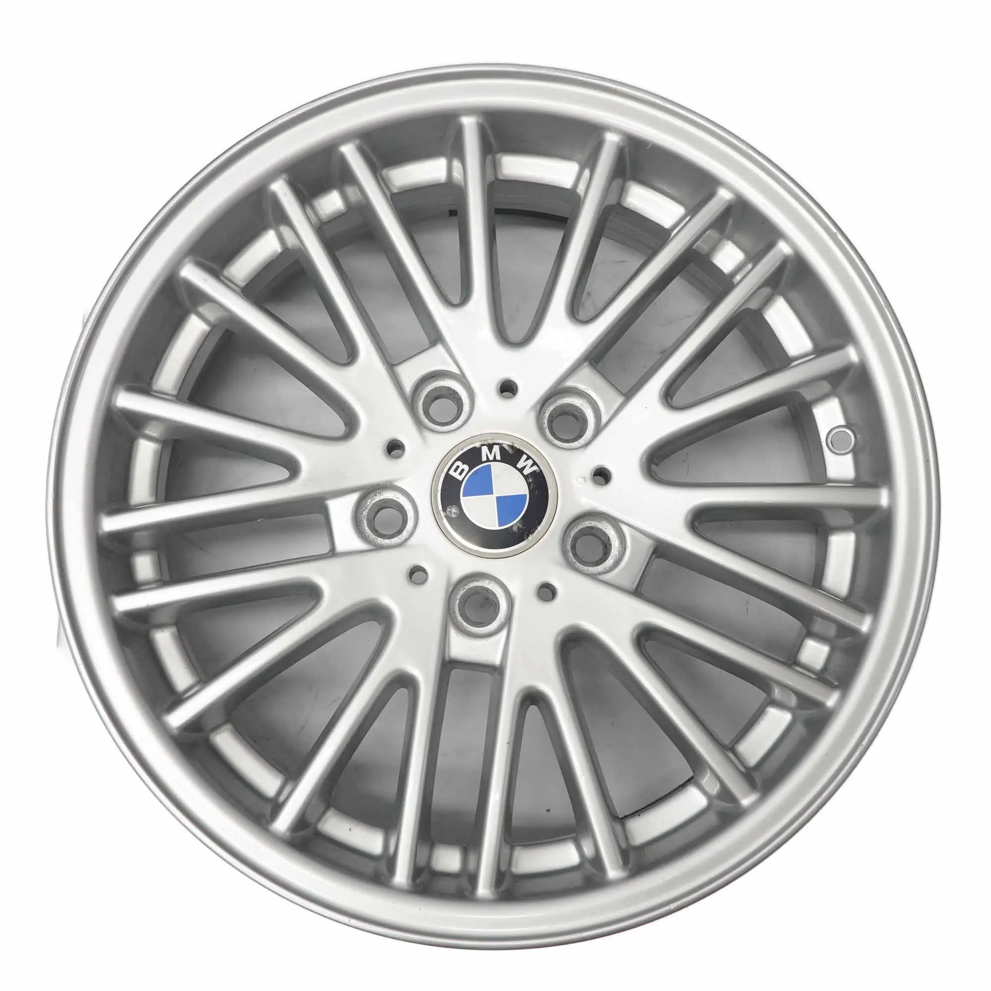 BMW X3 E83 Silver Wheel Light Alloy Rim 17" V Spoke 110 ET:37 7J 3401198