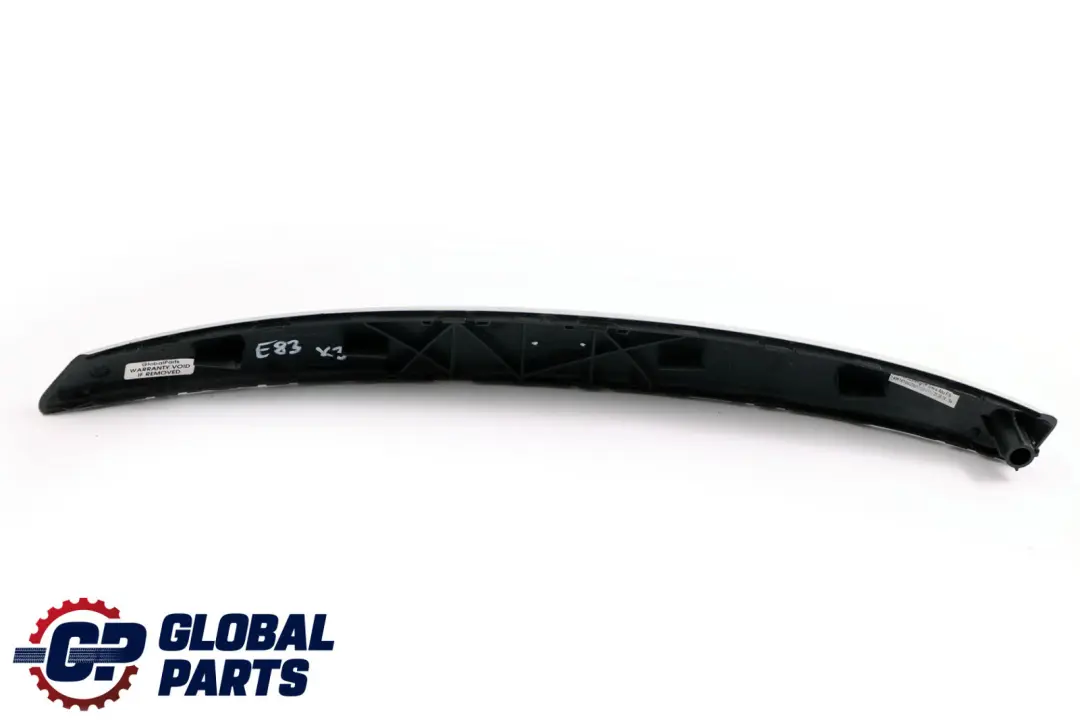 BMW X3 Series E83 Trim Strip Door Handle Upper Aluminium Left N/S Wolkenschliff