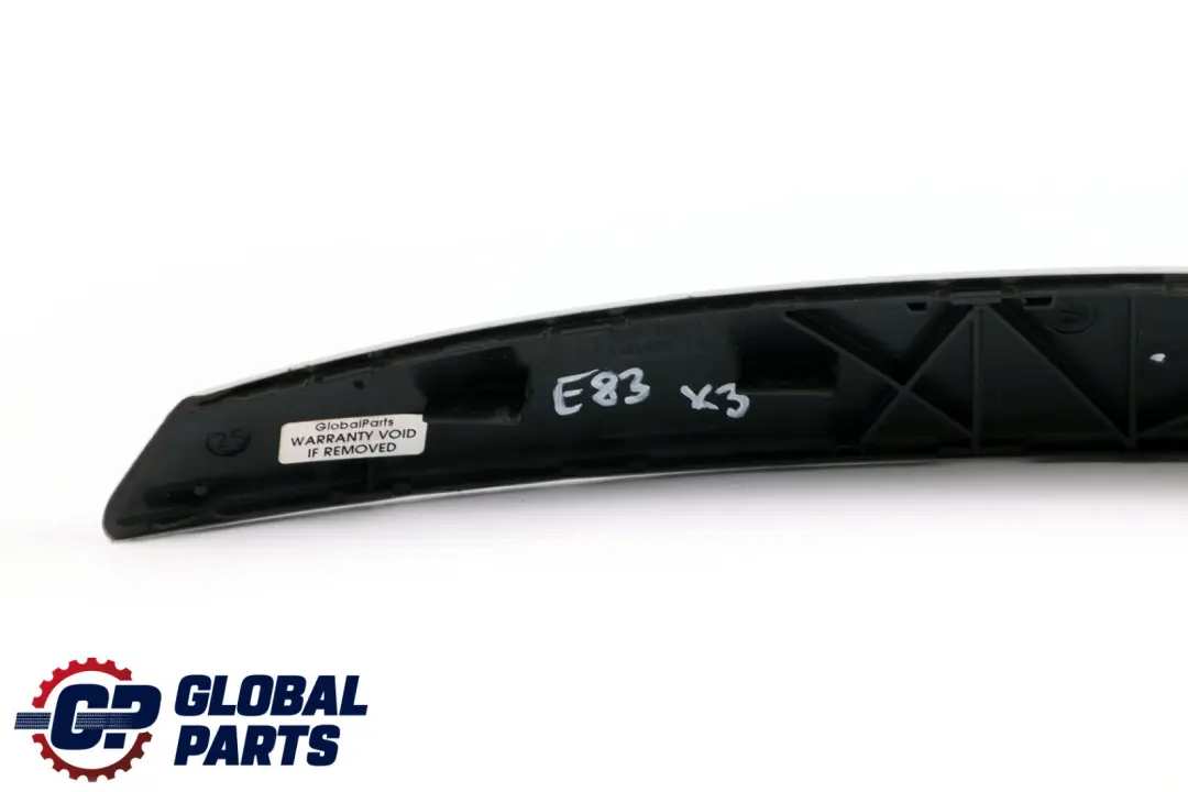 BMW X3 Series E83 Trim Strip Door Handle Upper Aluminium Left N/S Wolkenschliff