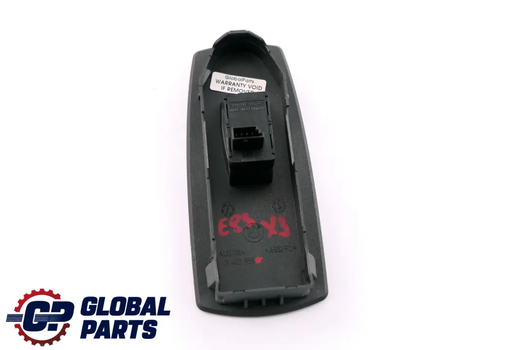BMW X3 Series E83 Front Passenger Side Switch Window Left N/S Schiefergrau