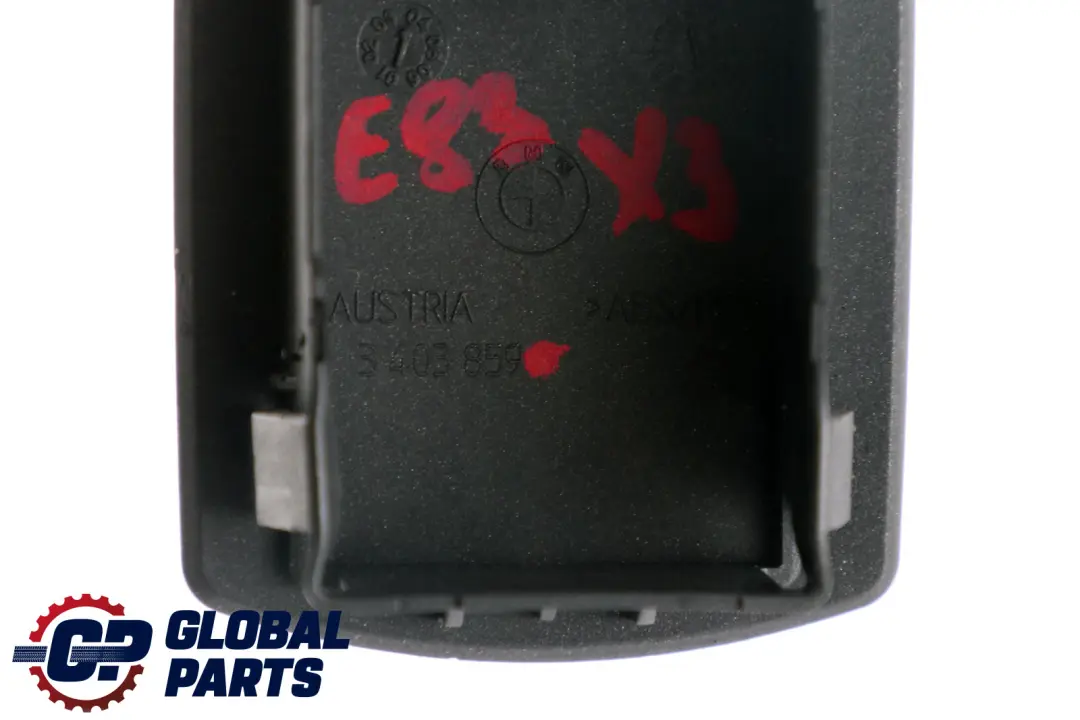 BMW X3 Series E83 Front Passenger Side Switch Window Left N/S Schiefergrau