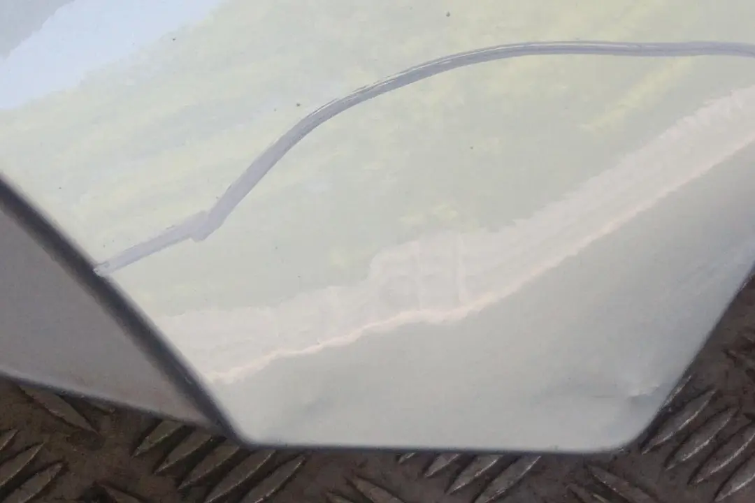 BMW X3 Reihe E83 1 Seitenwand Vorn Rechts Kotflügel Bluewater Wasserblau - 896