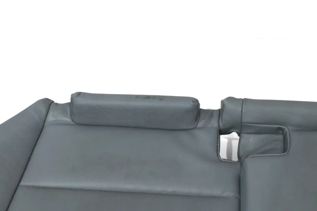 BMW X3 Series E83 Grey Blue Leather Interior Rear Seat Base Couch Bench Sofa