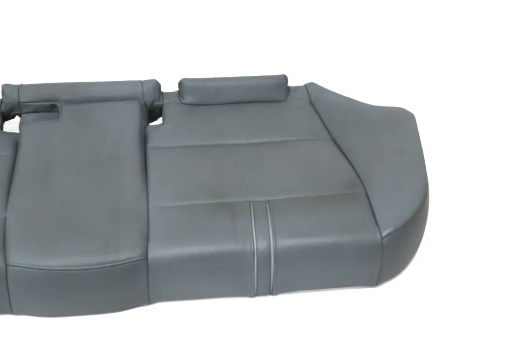 BMW X3 Series E83 Grey Blue Leather Interior Rear Seat Base Couch Bench Sofa