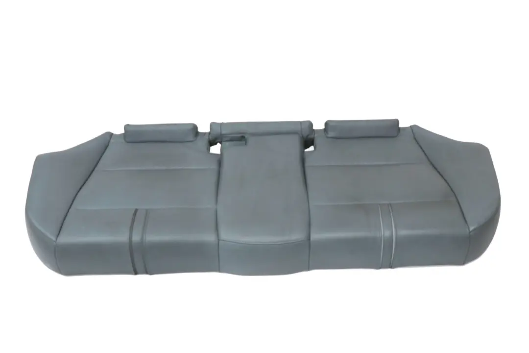 BMW X3 Series E83 Grey Blue Leather Interior Rear Seat Base Couch Bench Sofa