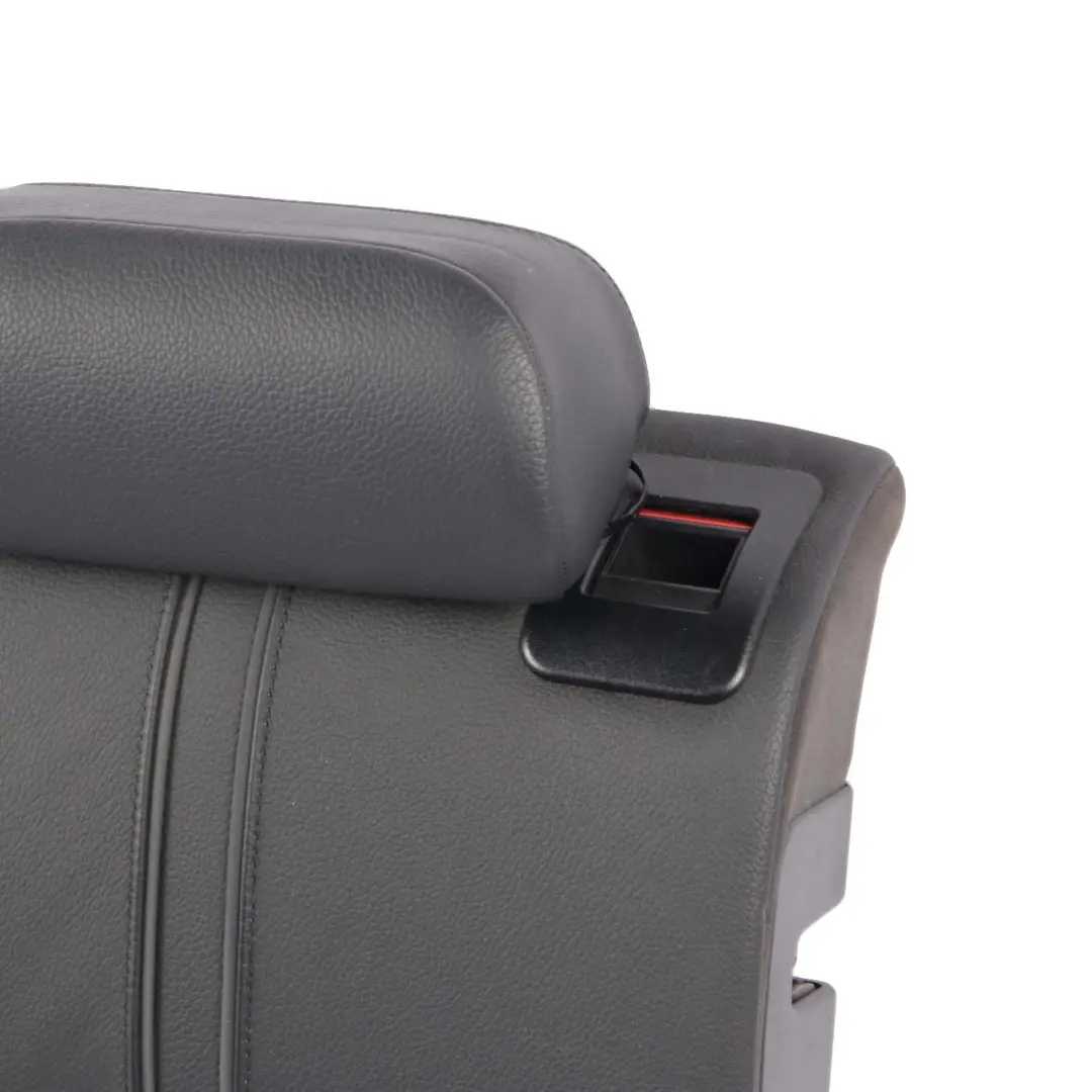 BMW X3 E83 Seat Backrest Rear Left N/S Back Cover Ski Bag Armrest Black Leather 