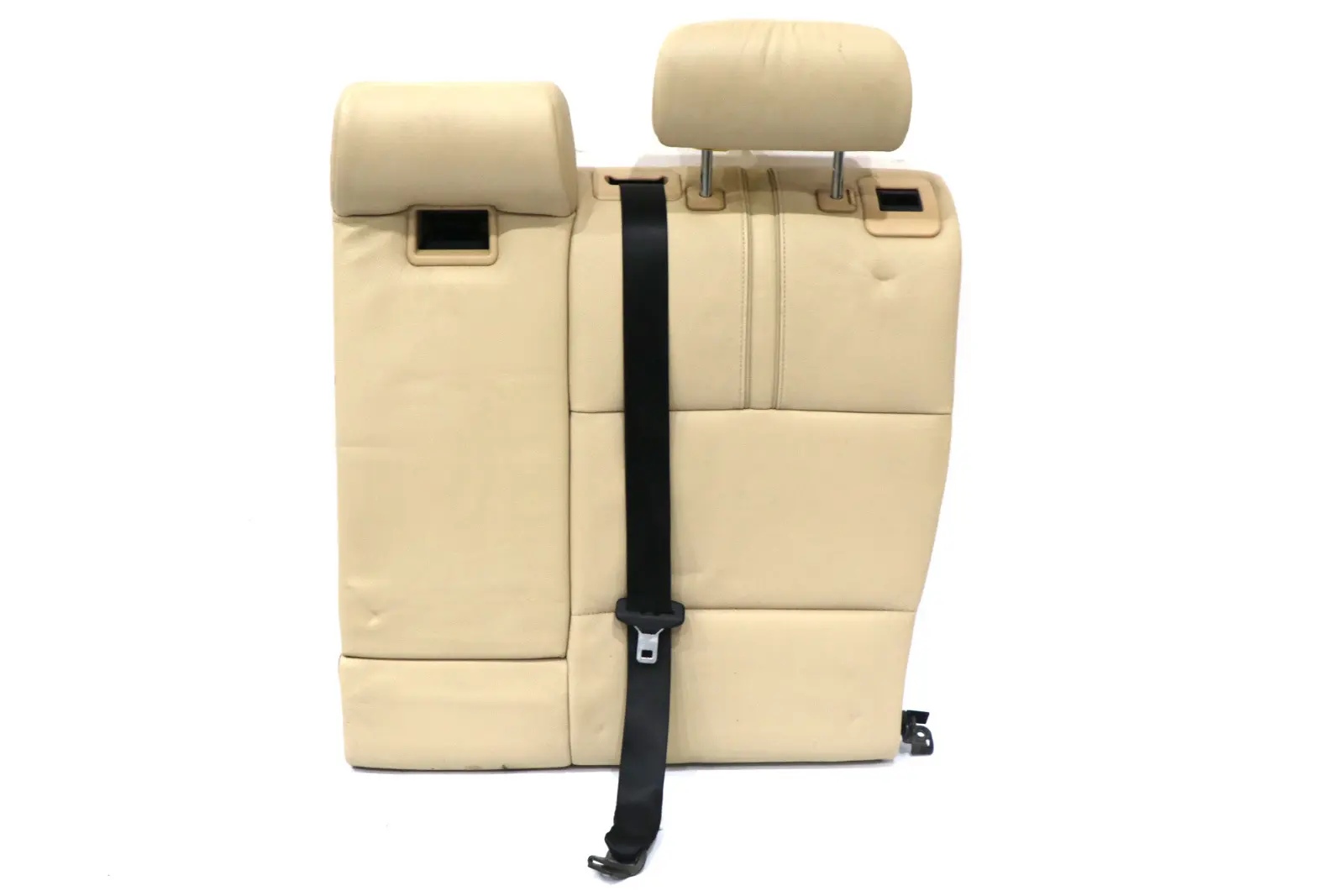 BMW X3 Series E83 Beige Interior Seat Cover Backrest Leather Rear Left N/S