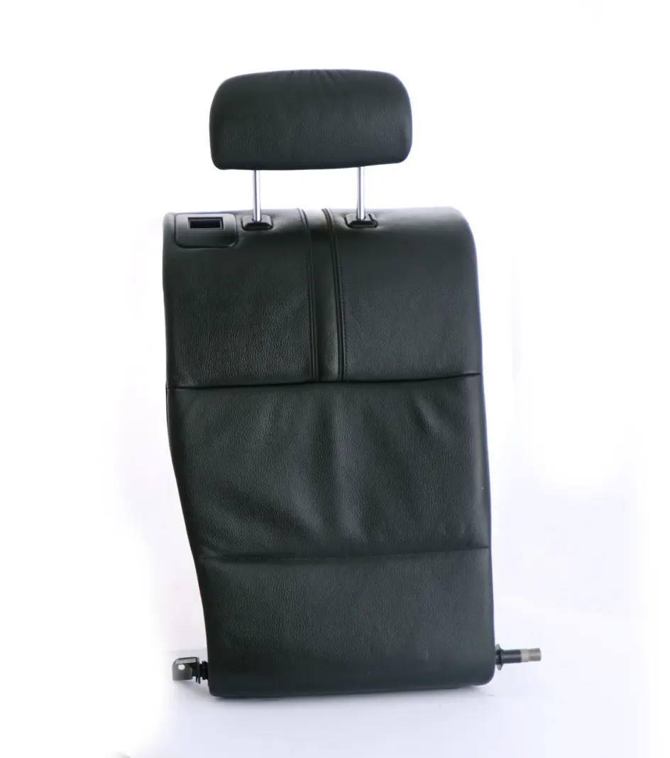 BMW X3 E83 Negro Interior Trasero Derecho Funda De Asiento Respaldo De cuero