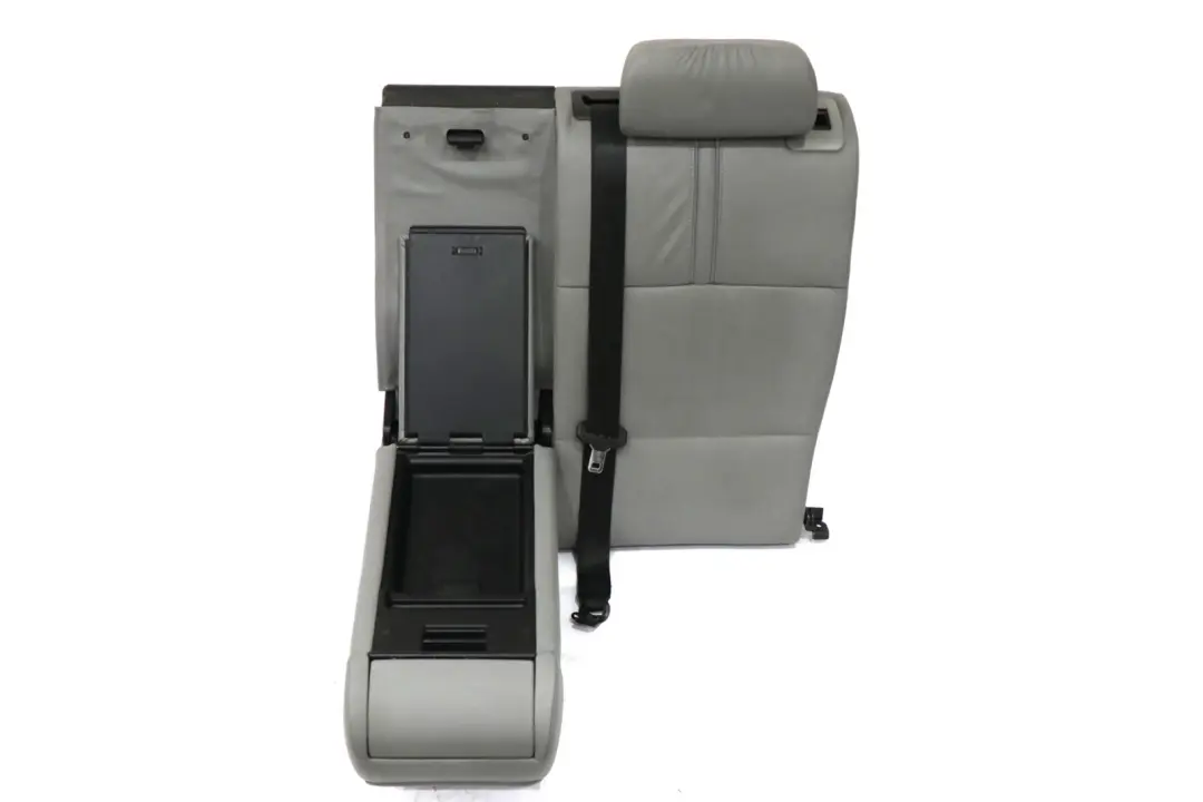 BMW E83 Gris Interior Trasero Izquierdo Funda Asiento Respaldo Cuero