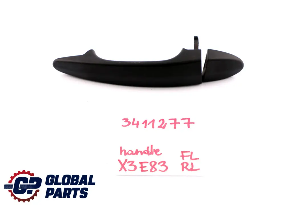 BMW X3 Series E83 Left Front Rear Door Grab Handle Black Matt Primed N/S