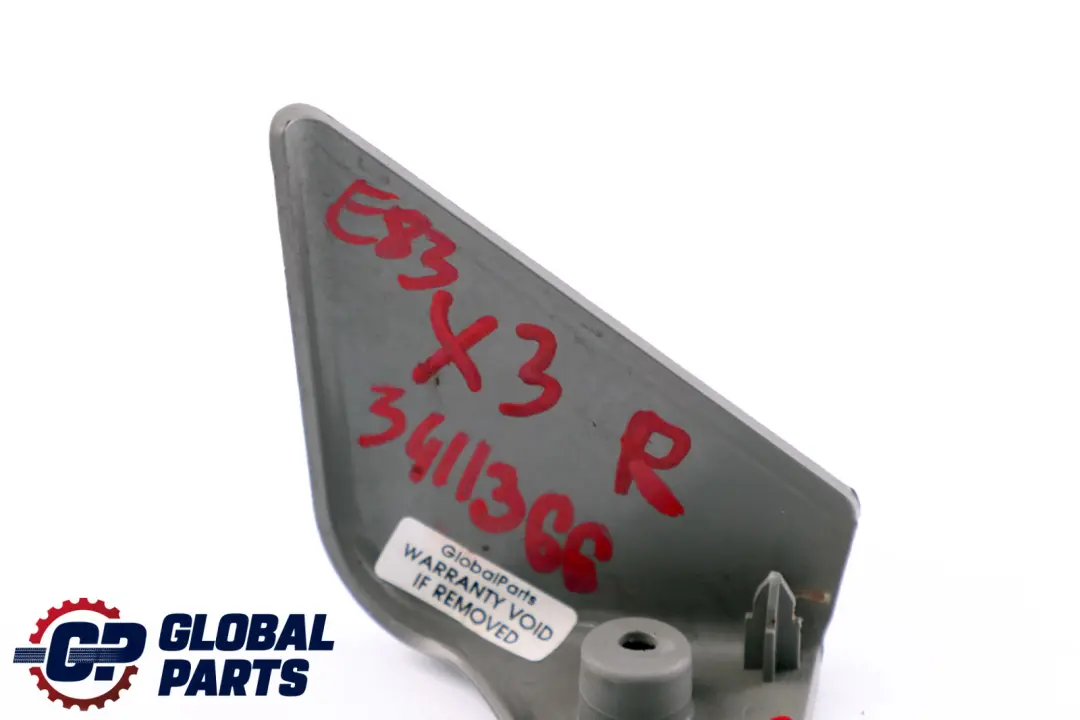BMW X3 Series E83 Front Seat Right O/S Inner Cover Trim Grau Grey 8226300
