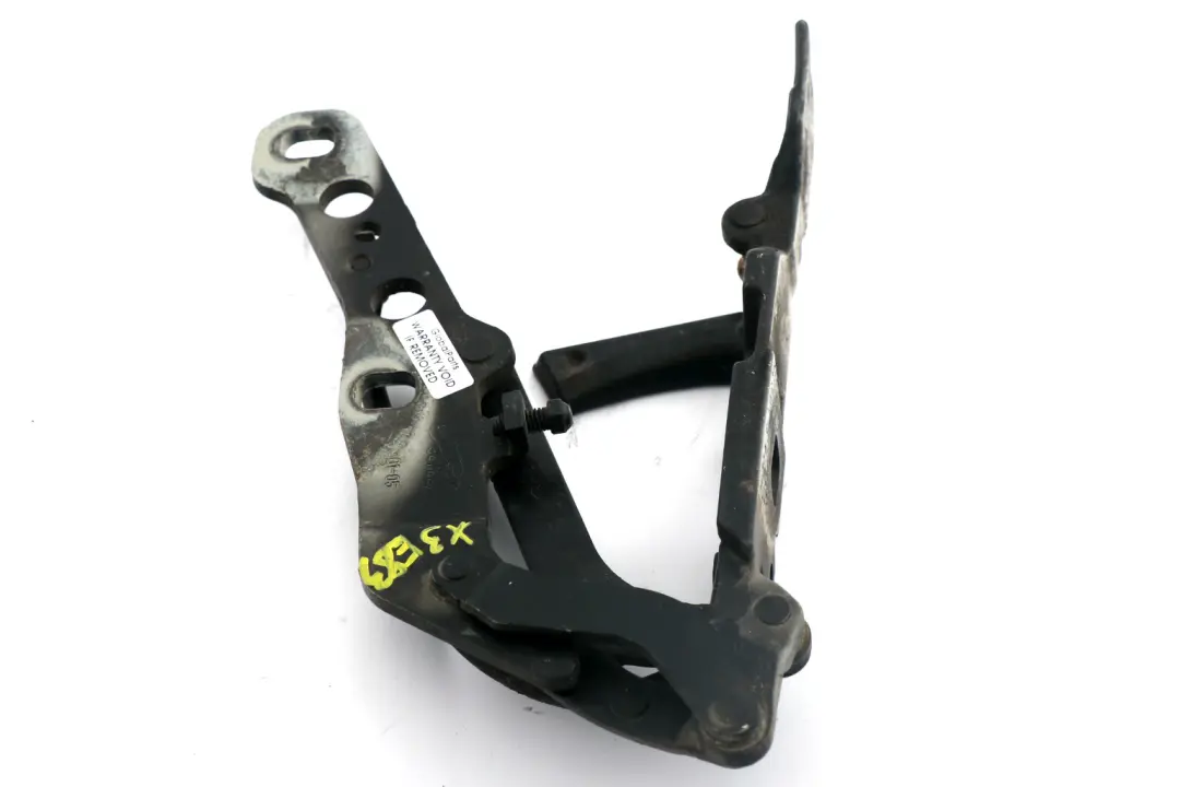 BMW X3 E83 Delantero Izquierdo Motor Capo Bisagra Capo Negro 3411447