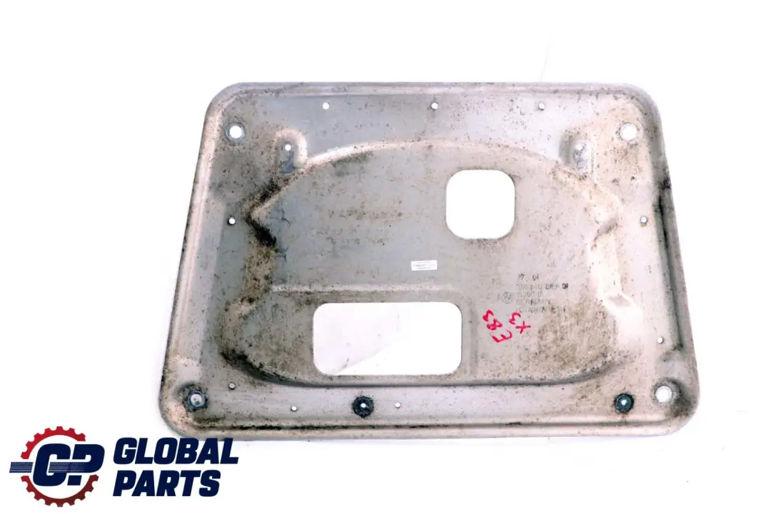 BMW X3 Series E83 Plaque de renfort de capot de boîte de transfert Guard 3412099