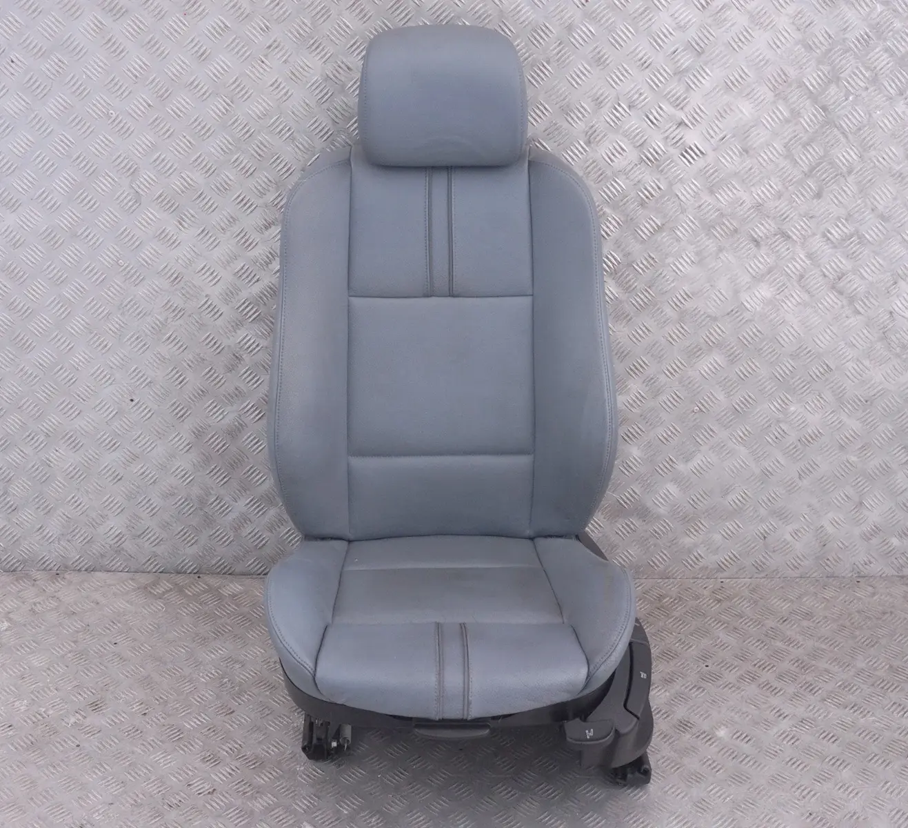 BMW X3 Series E83 Front Left N/S Sport Seat Passenger Grey Blue Graublau Leather