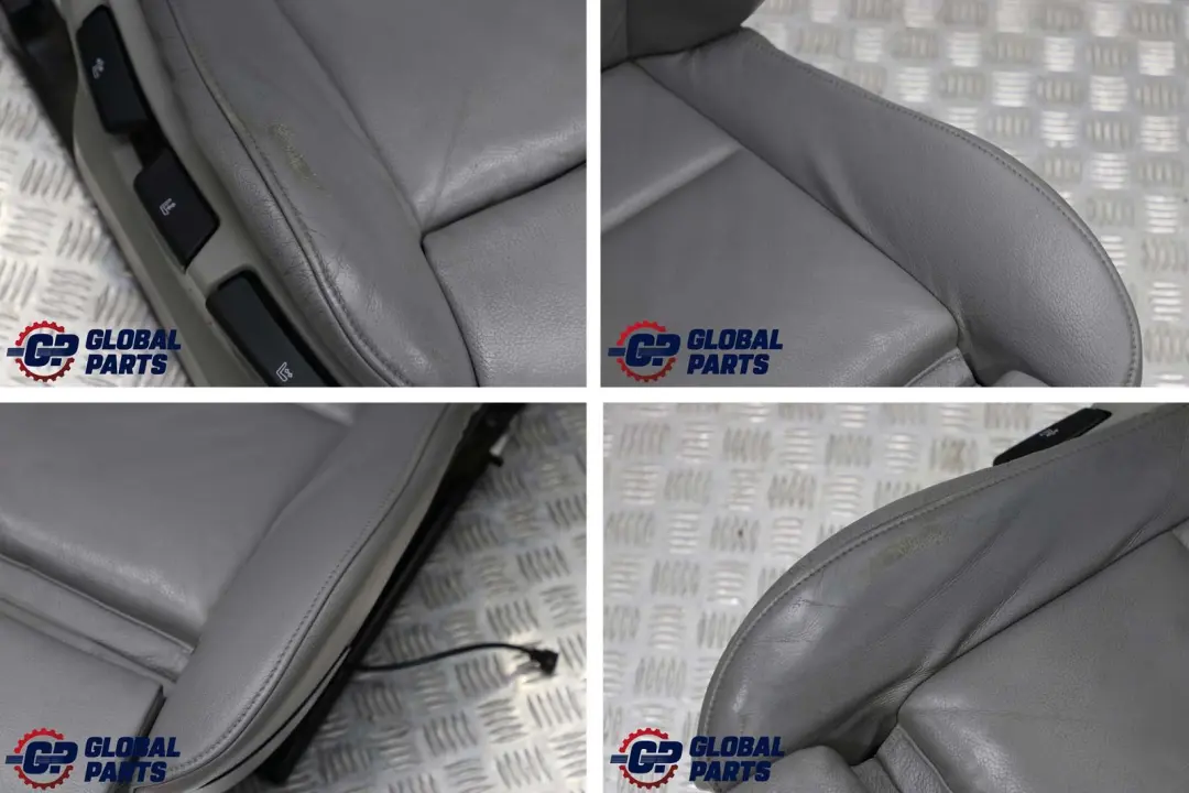 BMW X3 Series E83 Heated Sport Front Right O/S Side Leather Seat Ambiente Grey